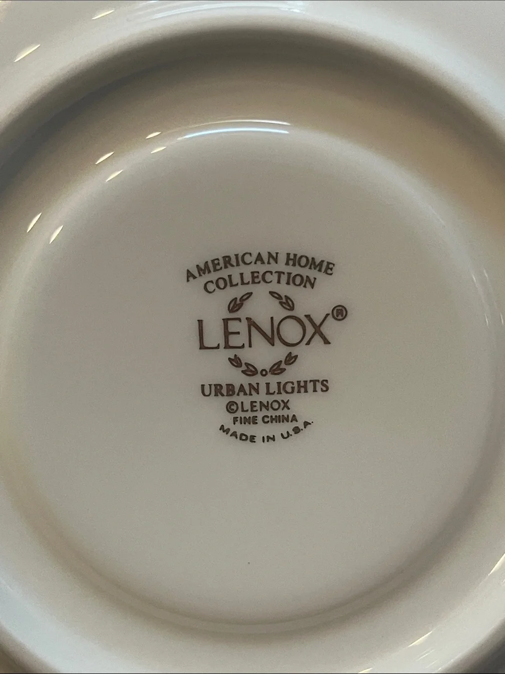 Lenox Urban Lights White Saucers (8) and Bread & Bitter plates (10)